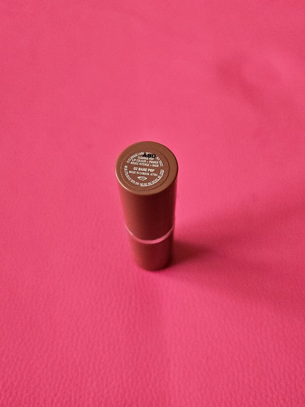 Clinique Pop Lip Colour + Primer #02 Bare Pop Lipstick